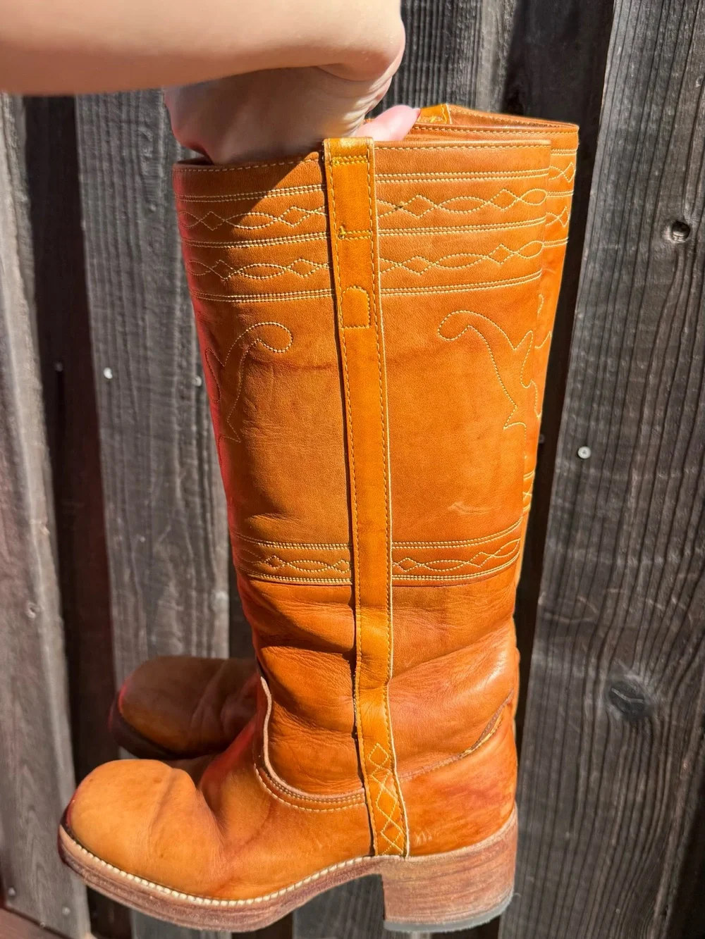 Vintage Frye Campus Boots Made in USA- Black Label